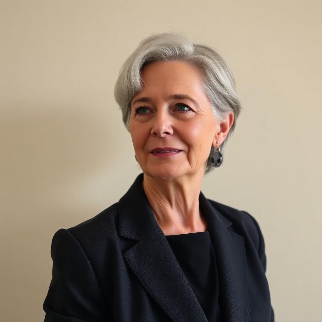 Portrait of Eleanor Whitmore, Group Finance Director